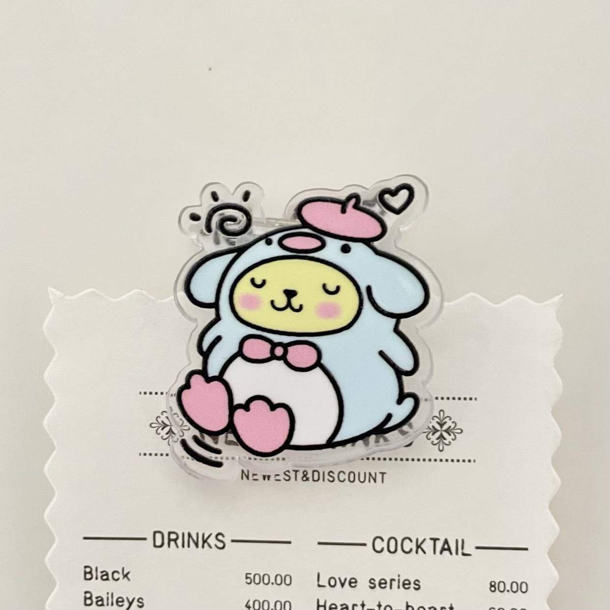HP11 sanrio amazon acylic paper clips