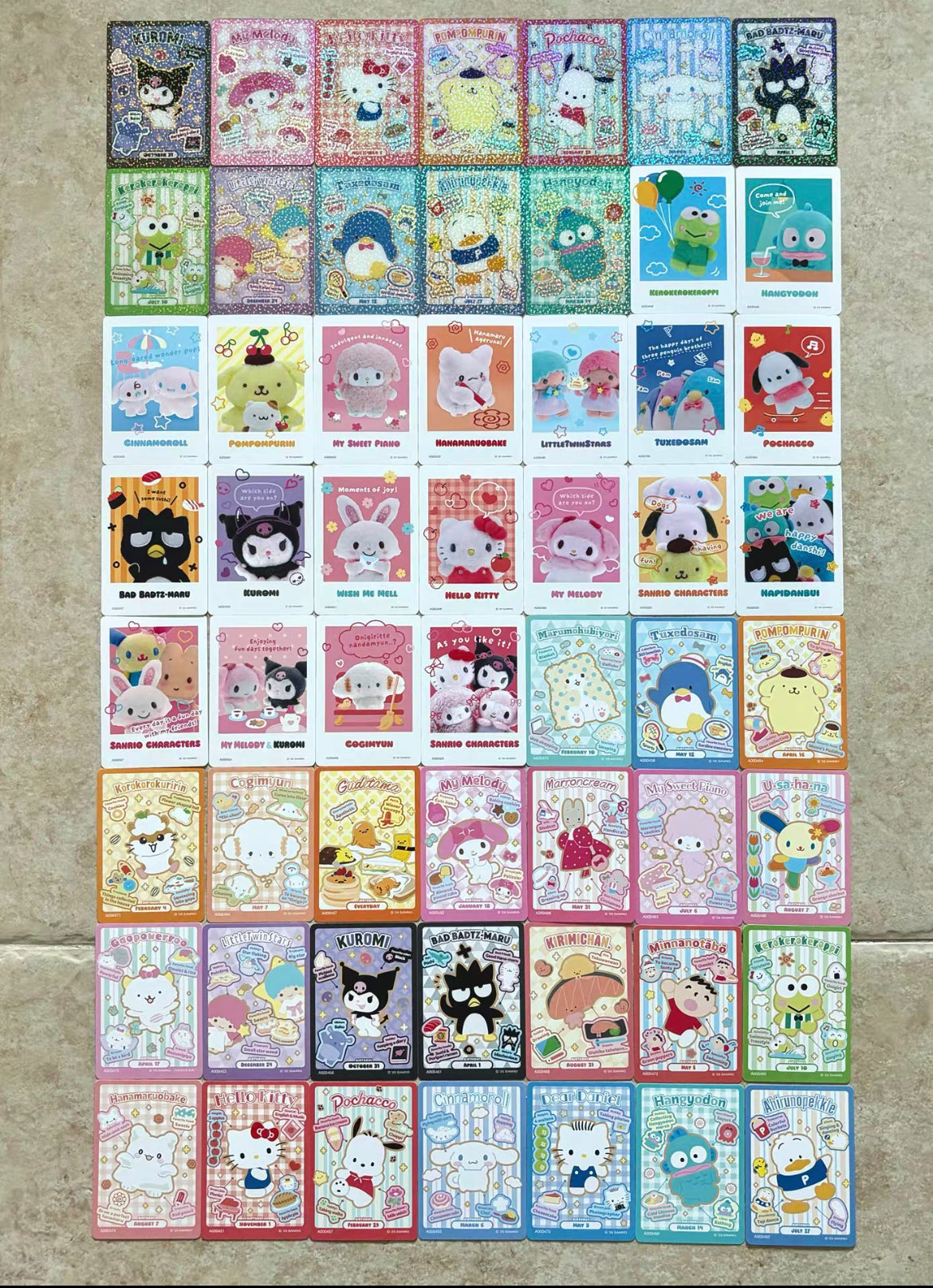 Japan Sanrio 6th Collectible Card Pack trading cards