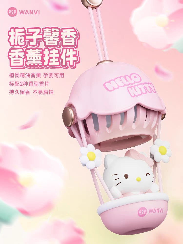hot balloon car air flash Newly
created hot air balloon car-mounted
fragrance~#hellokitty