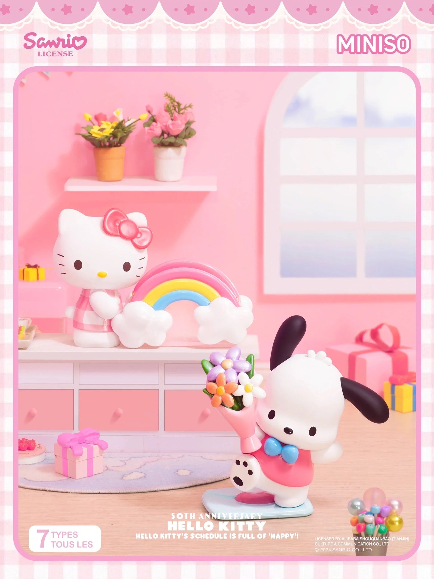 Hello Kitty Pom Melody kuromi pochacco Cinna blind box