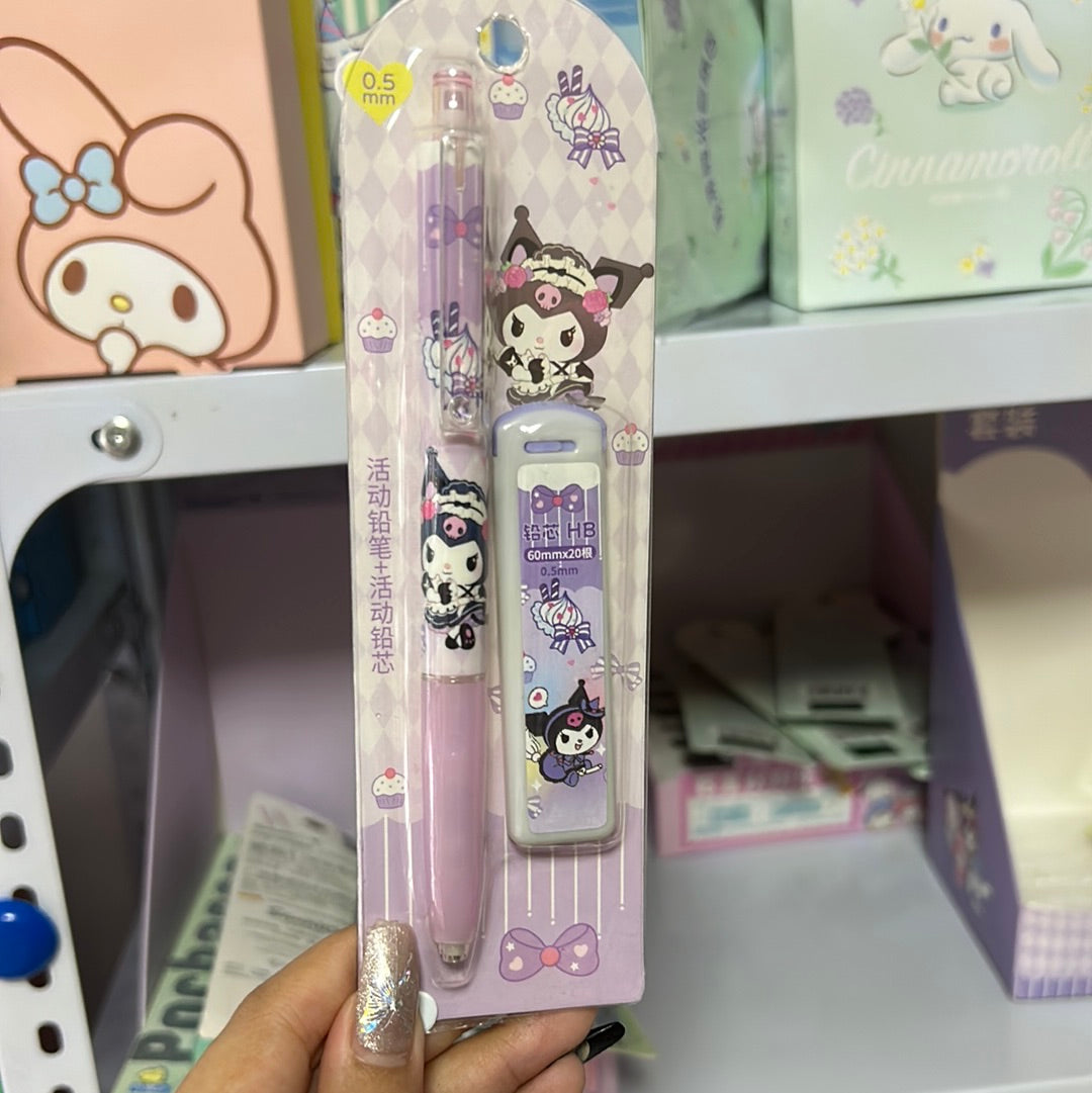 Pochacco mechanical pencils my melody mechanical pencils kuromi mechanical pencils