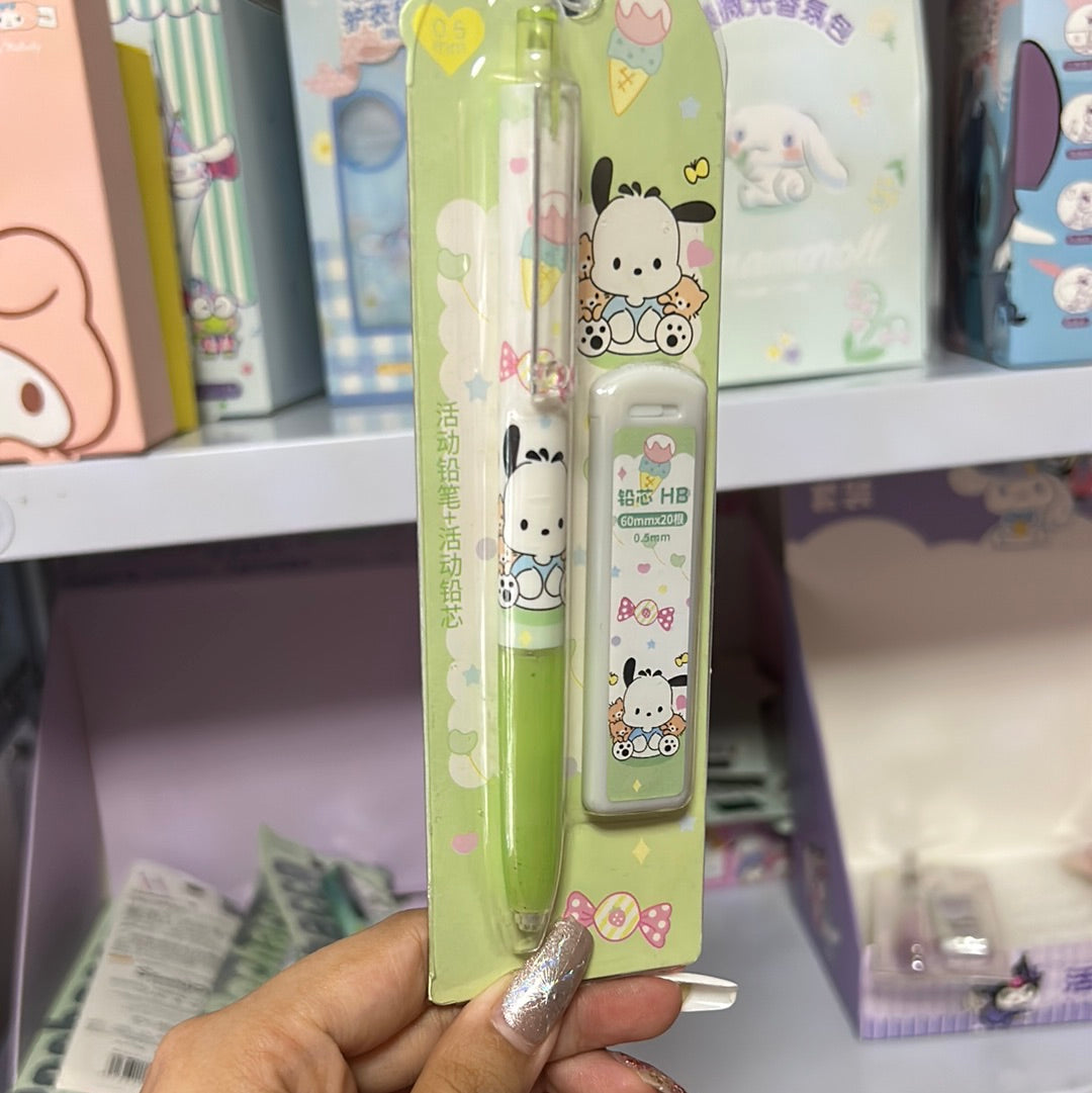 Pochacco mechanical pencils my melody mechanical pencils kuromi mechanical pencils