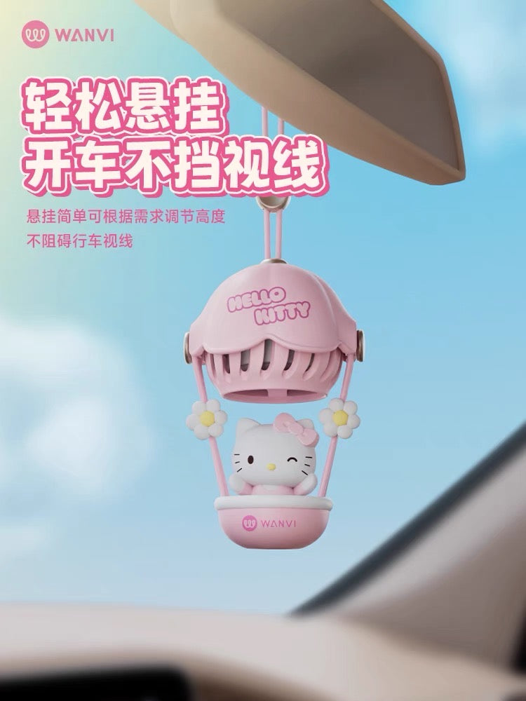 hot balloon car air flash Newly
created hot air balloon car-mounted
fragrance~#hellokitty