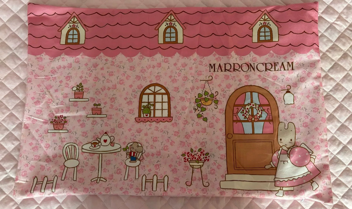 Marron Cream pilliw case (one pair)