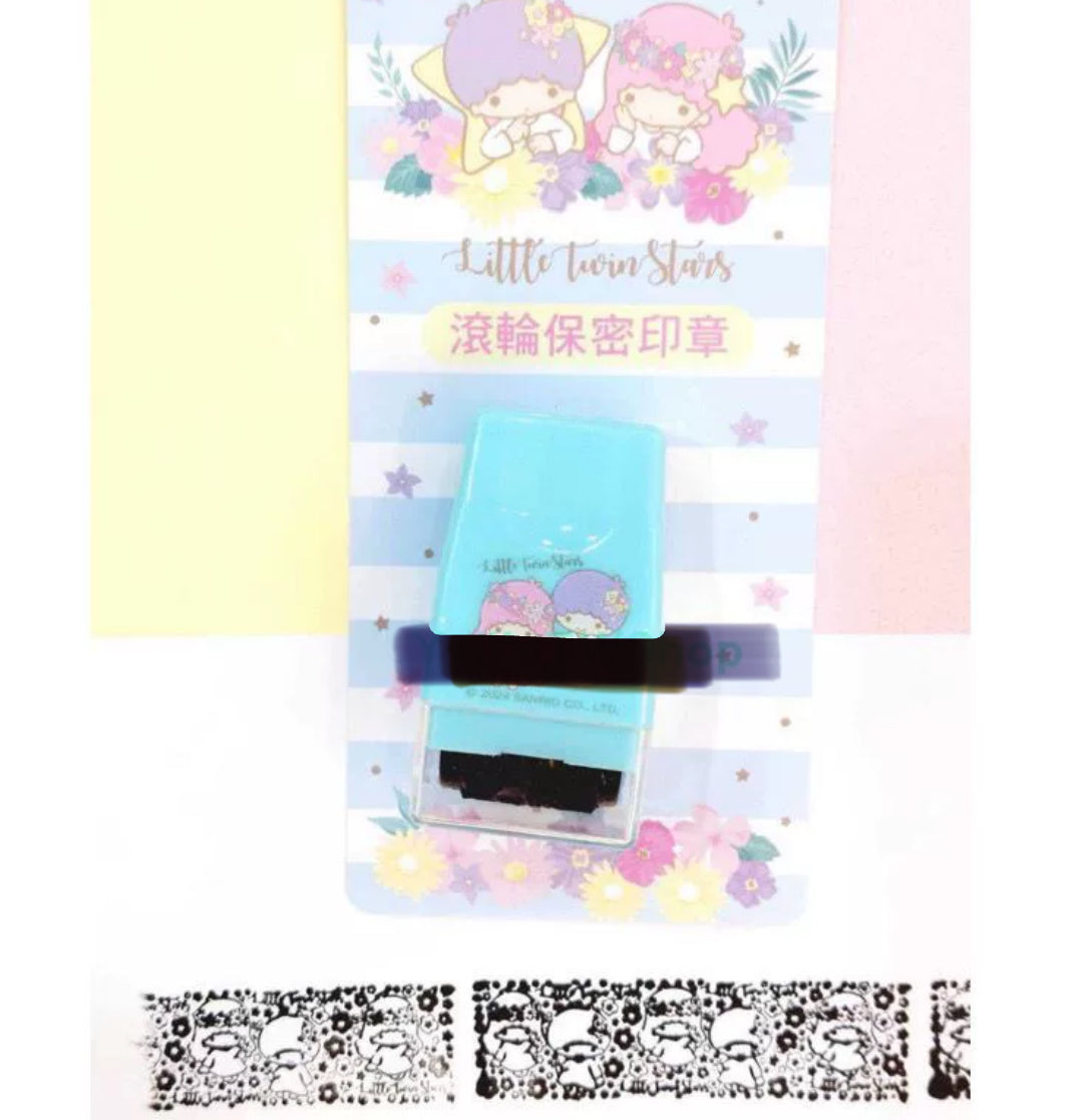 Preorder roll stamp Hello Kitty Kuromi Little Twins Stars