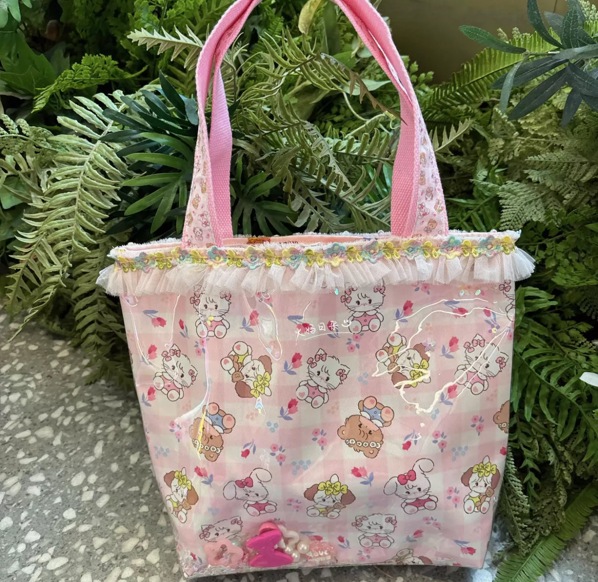 Mikko Illustrations waterproof bling bag