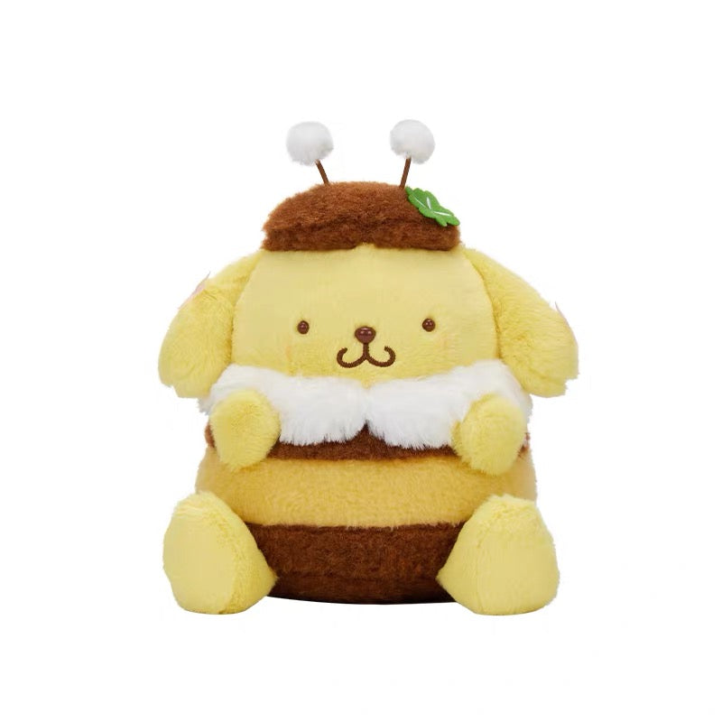 Japan Sanrio Honey Flowers keychain plushies Kuromi Sweet Piano My Melody Hello Kitty Cinnamoroll Pom Pom Purin