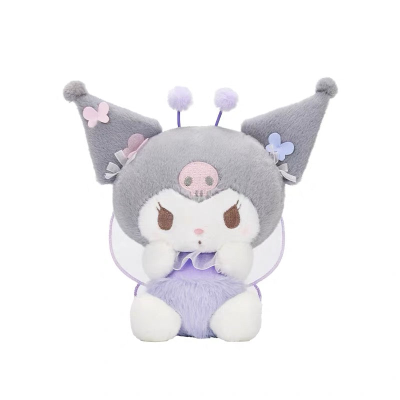 Japan Sanrio Honey Flowers keychain plushies Kuromi Sweet Piano My Melody Hello Kitty Cinnamoroll Pom Pom Purin
