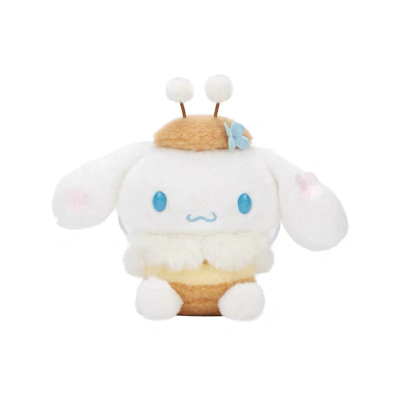 Japan Sanrio Honey Flowers keychain plushies Kuromi Sweet Piano My Melody Hello Kitty Cinnamoroll Pom Pom Purin