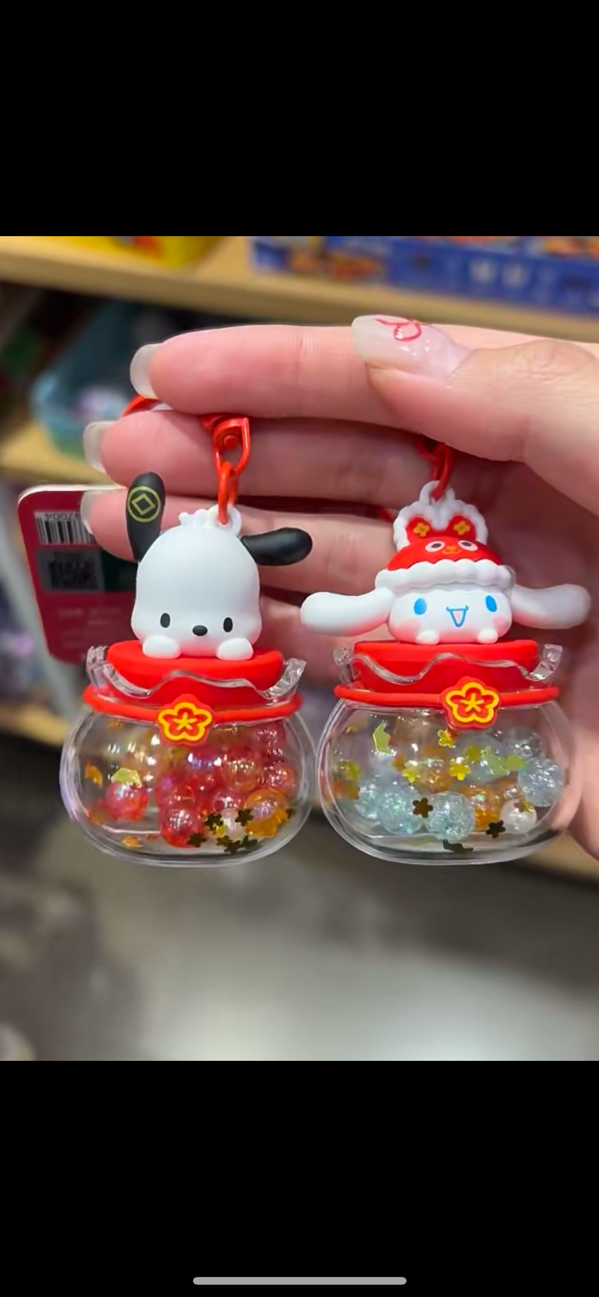 Sanrio New Year keychains