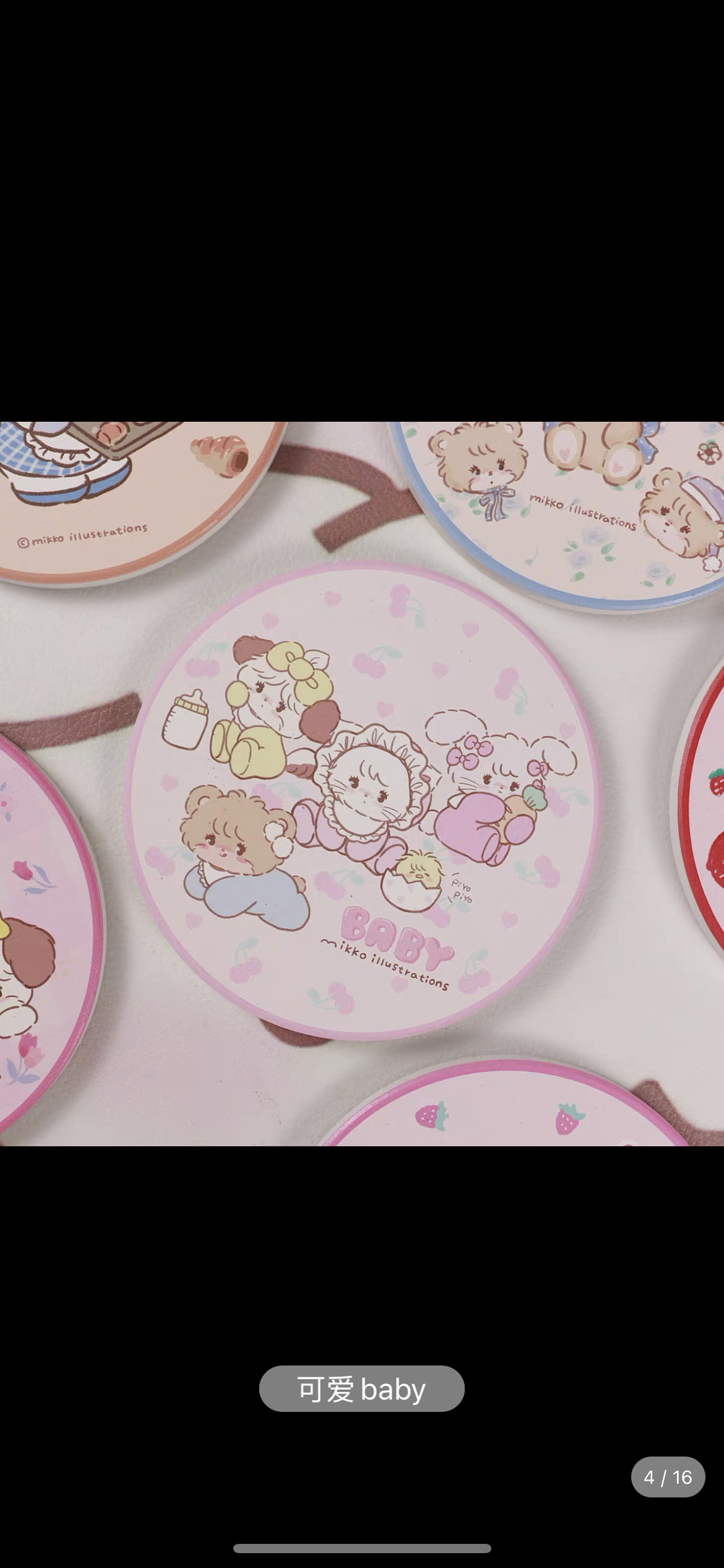 Mikko illustrations coasters