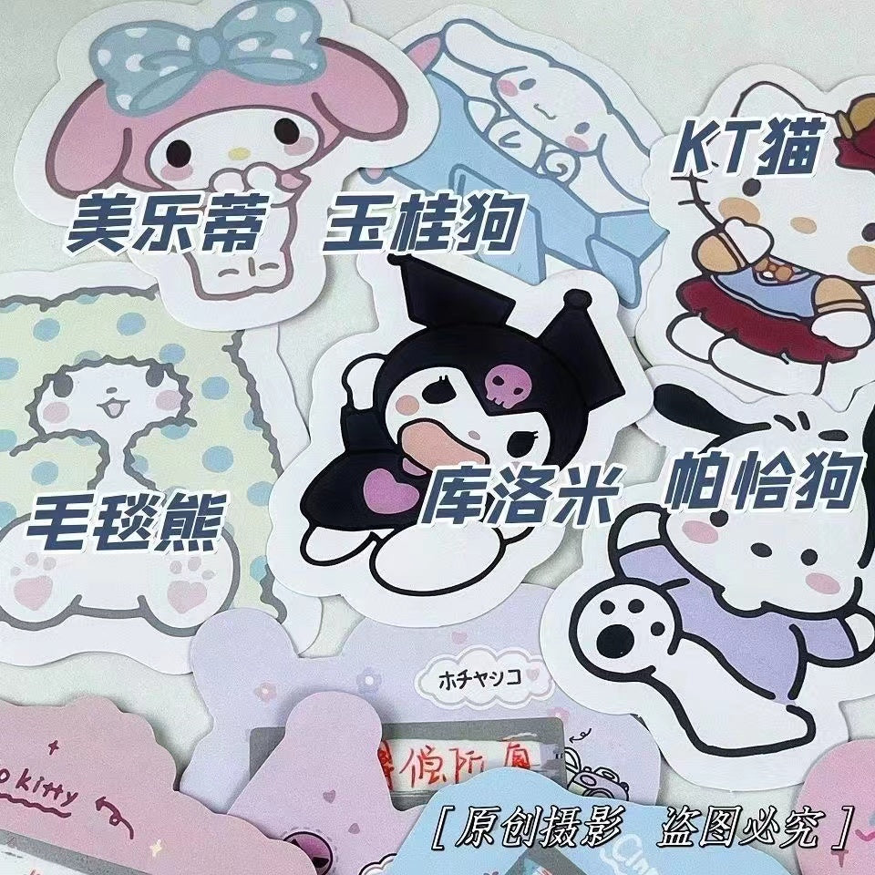 A0140 Scratch card Surprise card (12pcs) Sanrio families