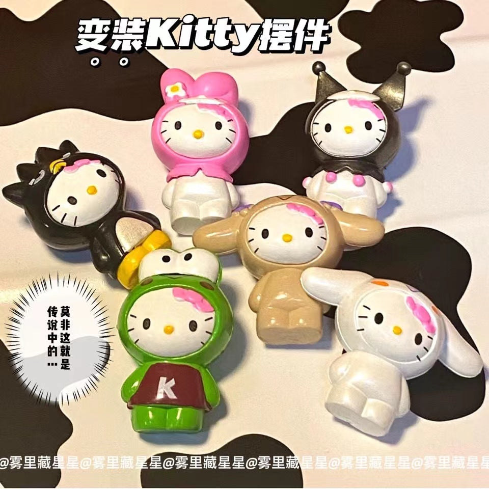 A0169 Sanrio character costumes kitty figurines