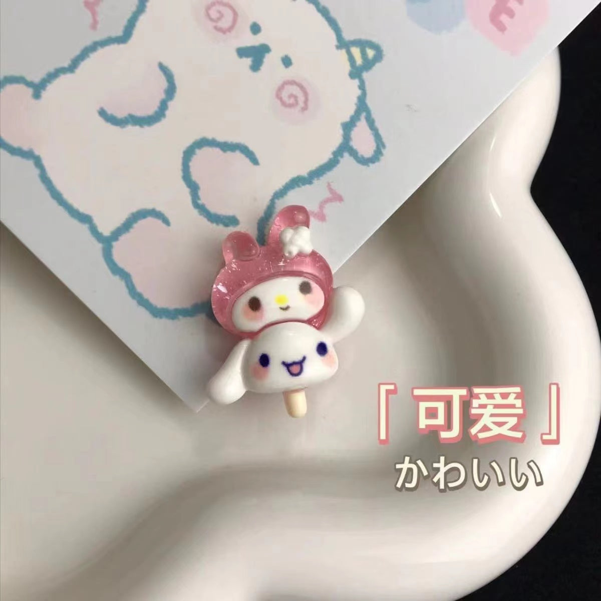 A0171 sugar coated hairpins (a set 6 pcs)