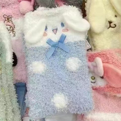 Warm fluffy socks