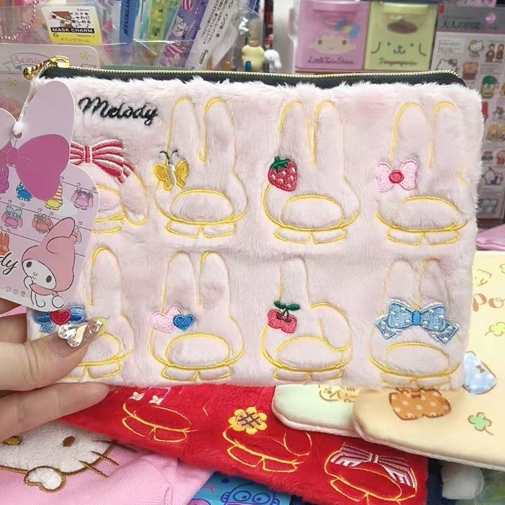 Japan Sanrio Melody 45th Anniversary Limited Commemorative Storage Bag Makeup Bag