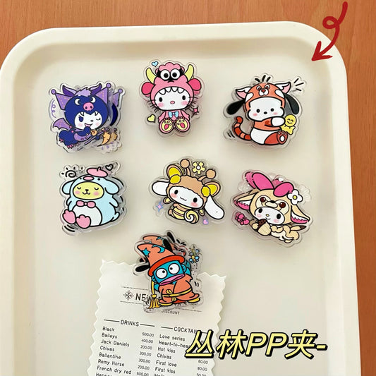 HP11 sanrio amazon acylic paper clips