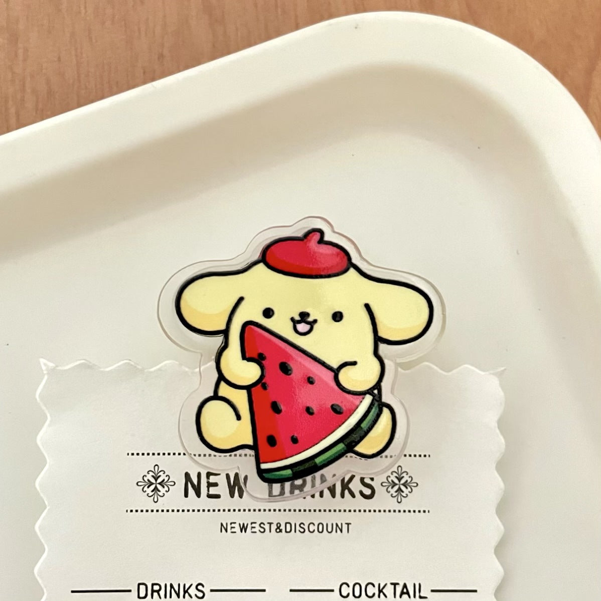 HP16 sanrio Fruit acylic paper clips