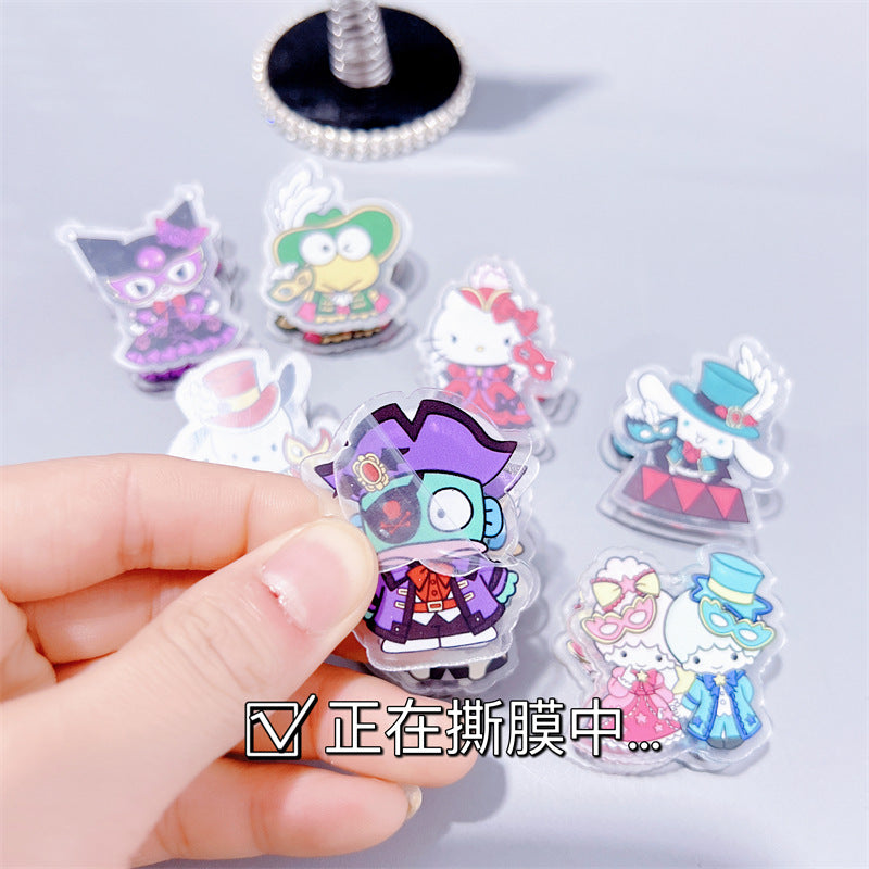 HP22 sanrio magic suit acylic paper clips