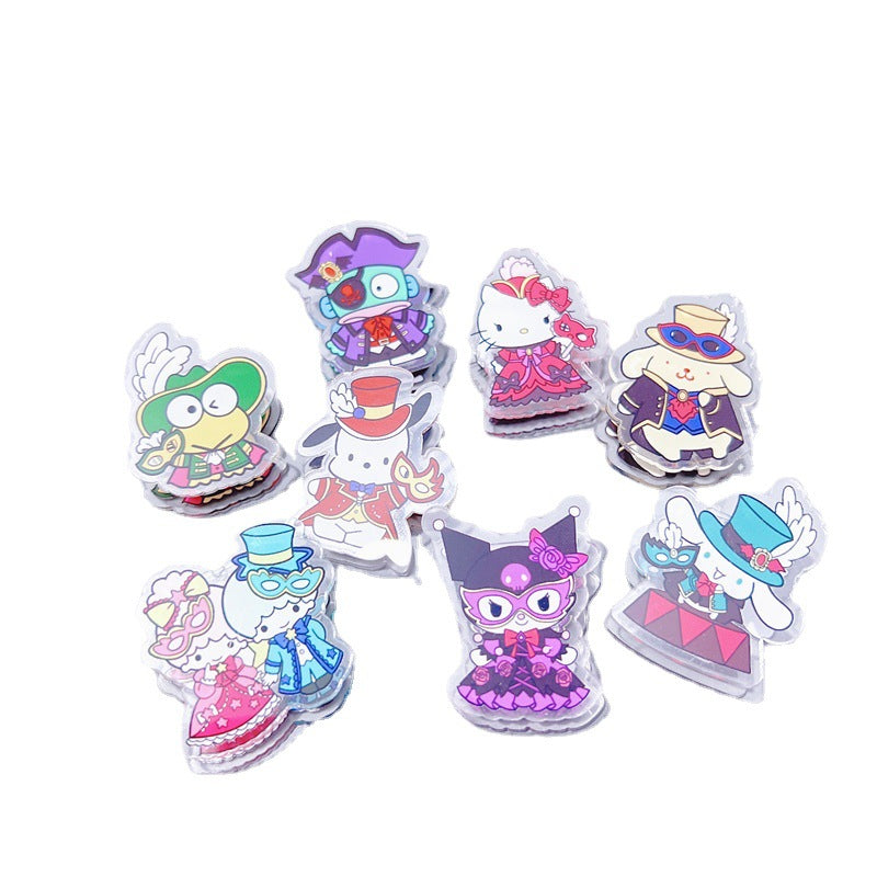 HP22 sanrio magic suit acylic paper clips