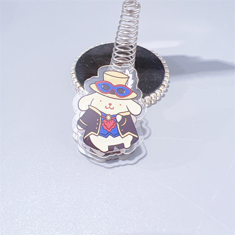 HP22 sanrio magic suit acylic paper clips