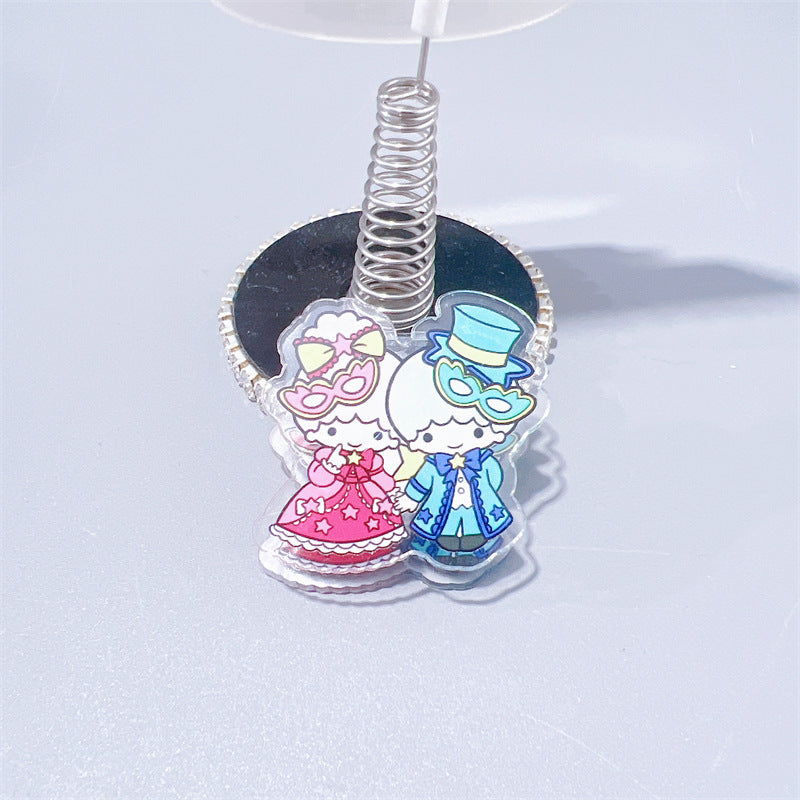 HP22 sanrio magic suit acylic paper clips