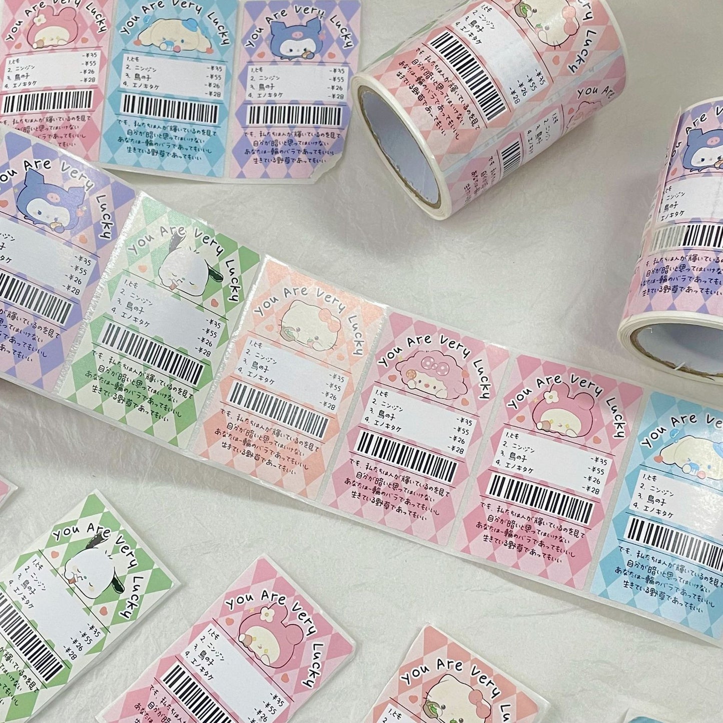 HP33 sanrio seal sticker roll