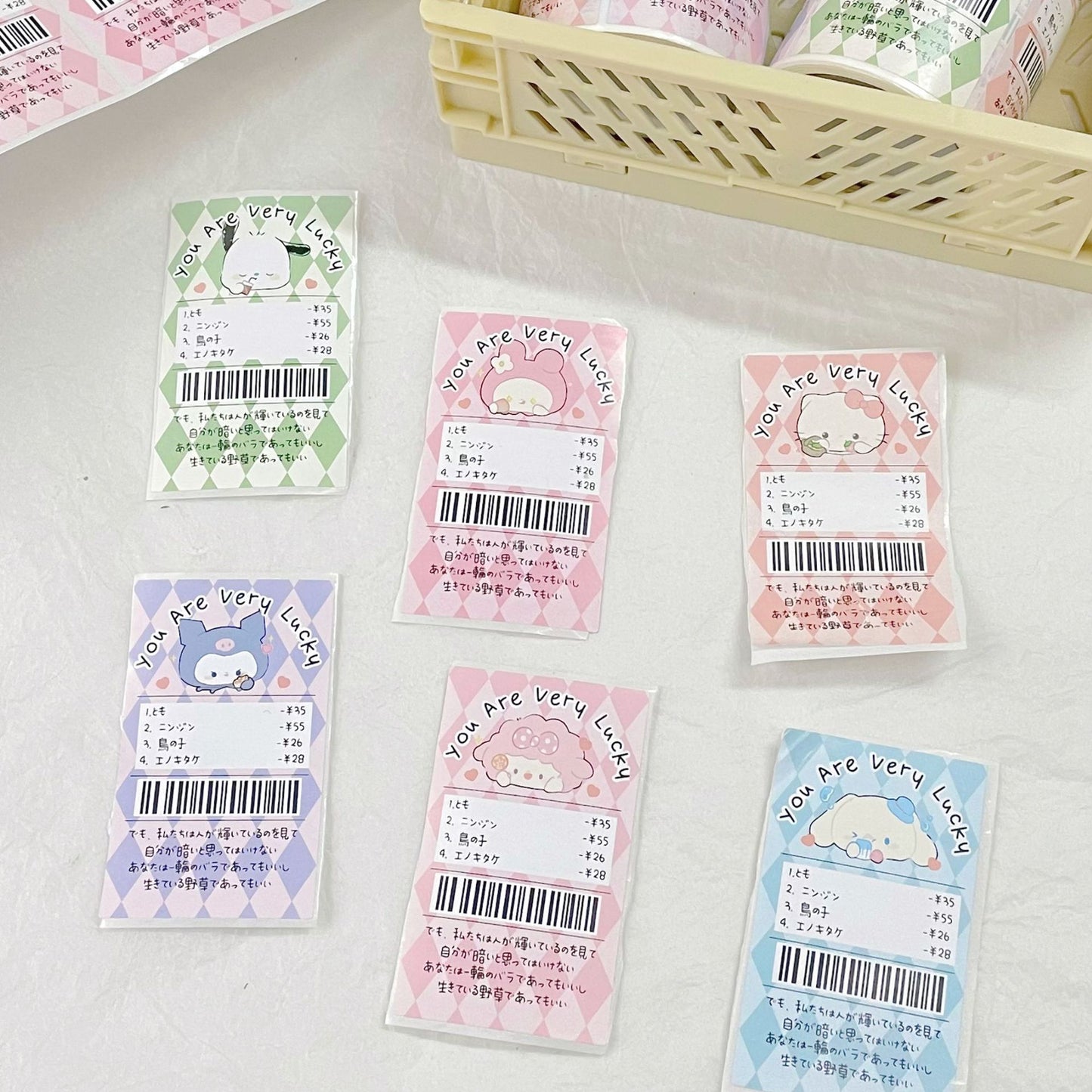 HP33 sanrio seal sticker roll