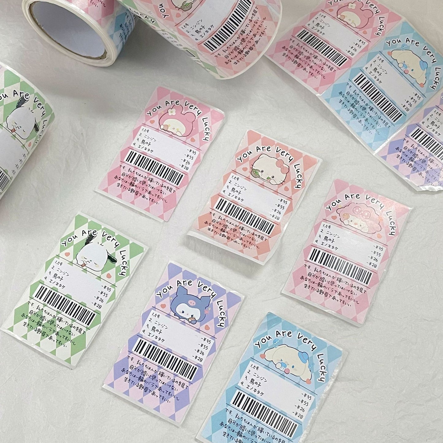 HP33 sanrio seal sticker roll