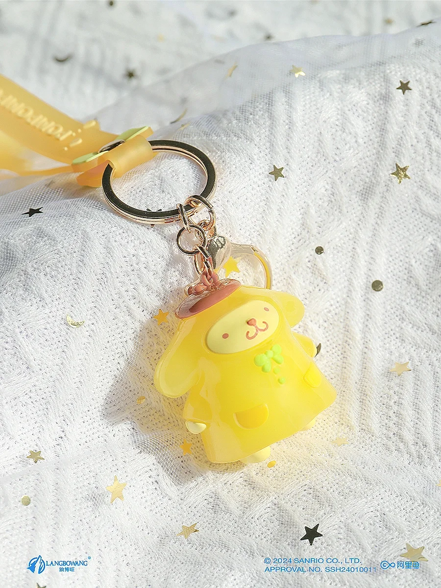 HM101 Sanrio Raining Day Raincoat blind box & Keychain Pochacco PomPomPurin My Melody Kuromi