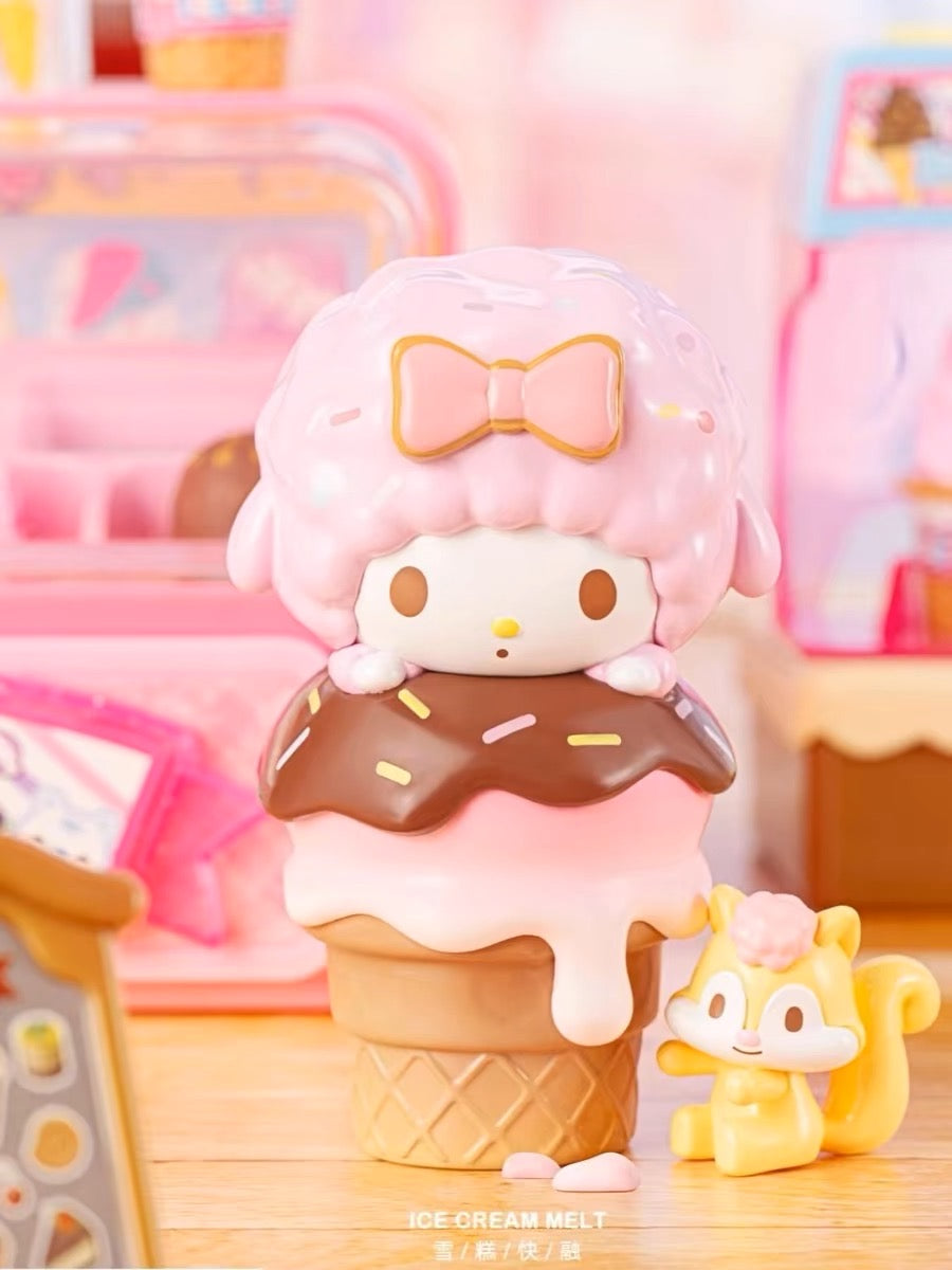 Sanrio kuromi pom melody piano pochacco cinna hangyodon snack series blind box