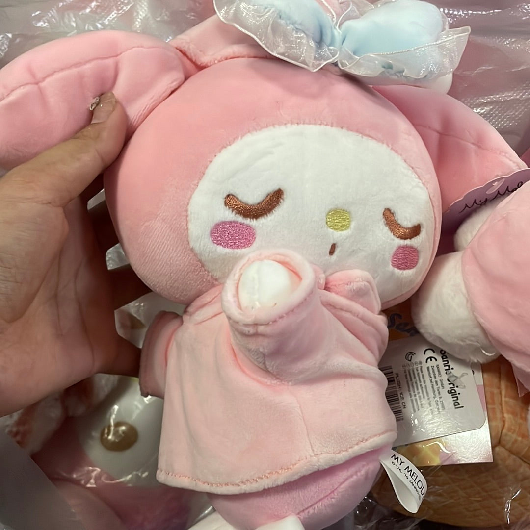 Clearance My Melody sleeping baby plushy