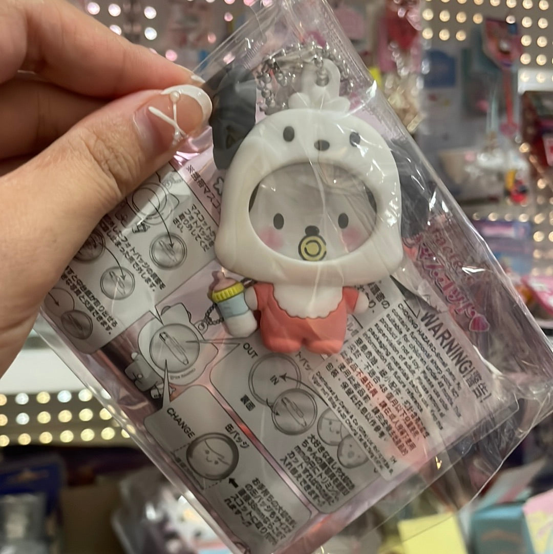 Sanrio pacifier babies keychain confirmed blind bag Japan