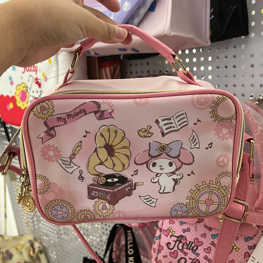 Leather crossbody bag little twins stars hello kitty my melody