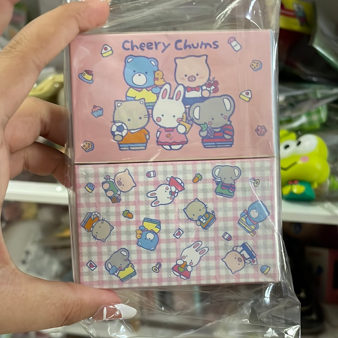 Cherry chums memo pad & stickers