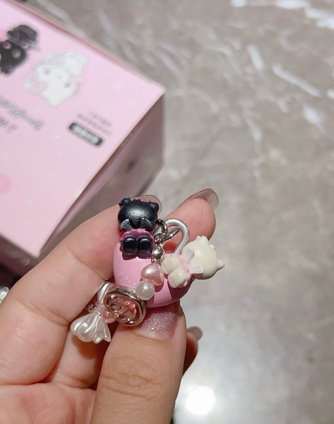 Hello Kitty Angel and Devil series phone charms