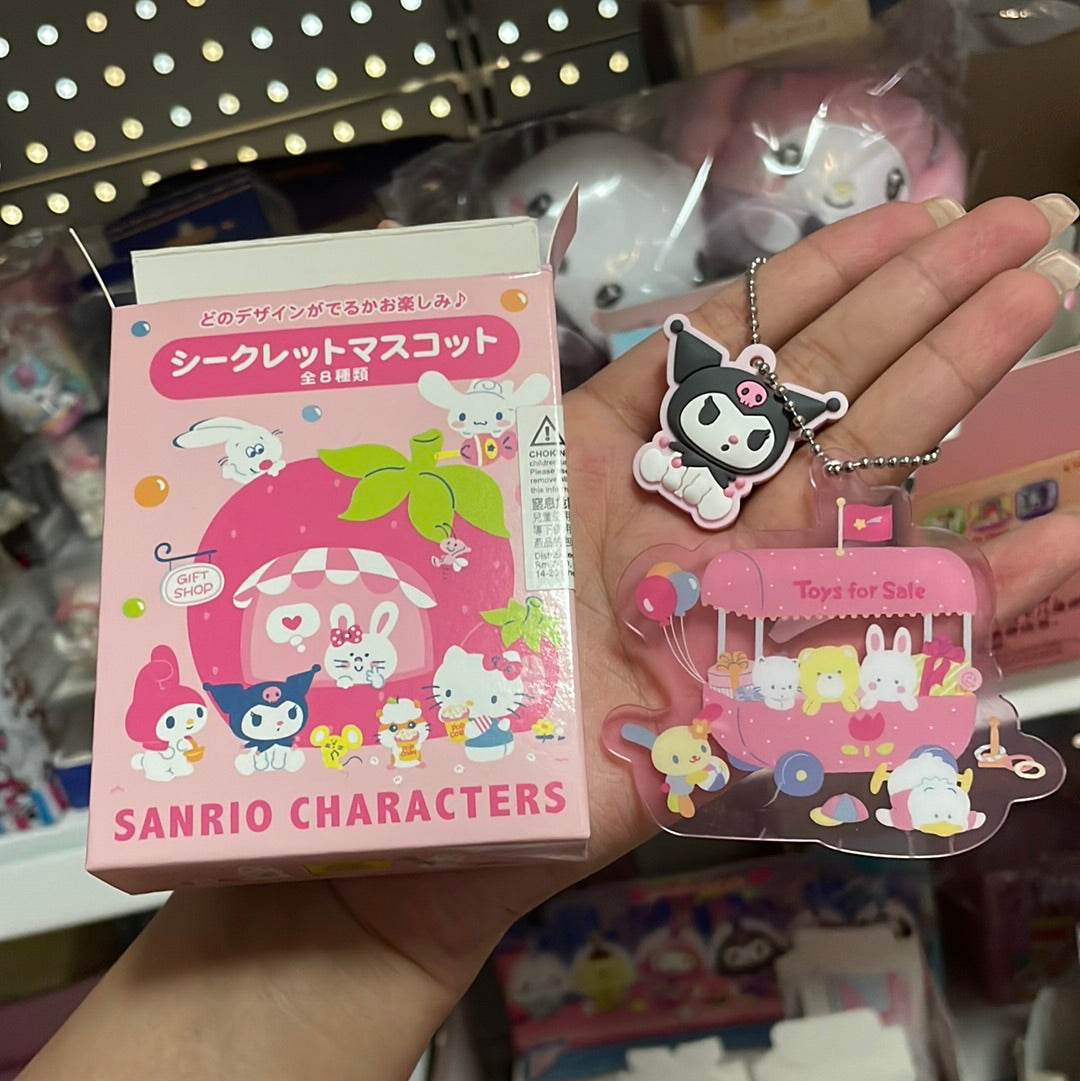 Sanrio families acrylic keychain confirmed blind box