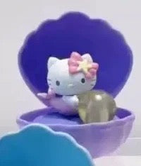 New Sanrio mermaid series shell capsules blind box(can light up) Kitty melody Pom twins kuromi cinna