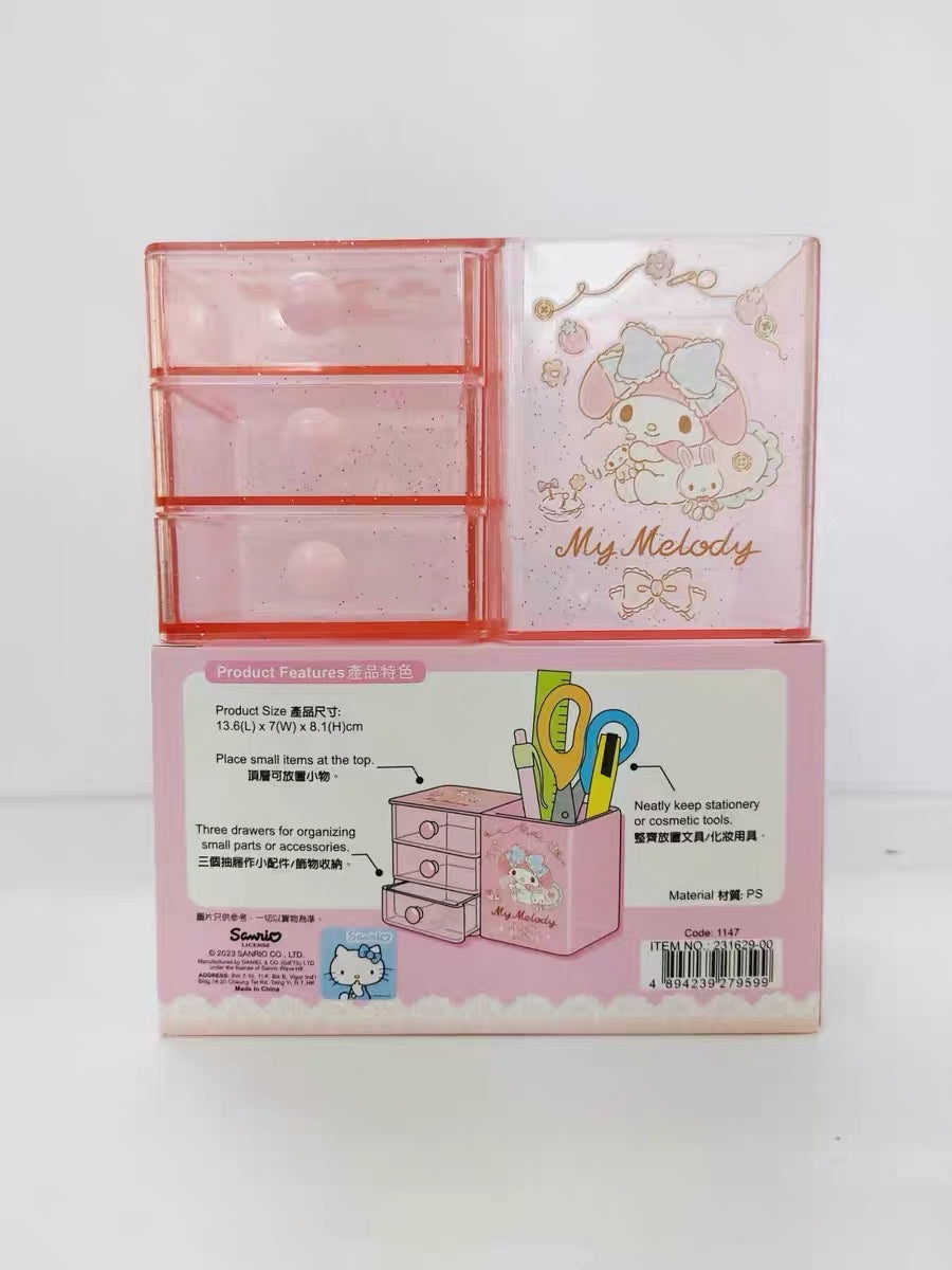 HP786 Hong Kong Sanrio Cartoon Anime Plastic Storage Box Authentic