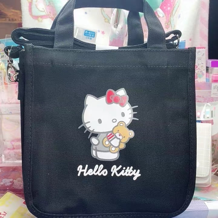 Japanese Sanrio Pacha dog canvas handbag cross-body bag