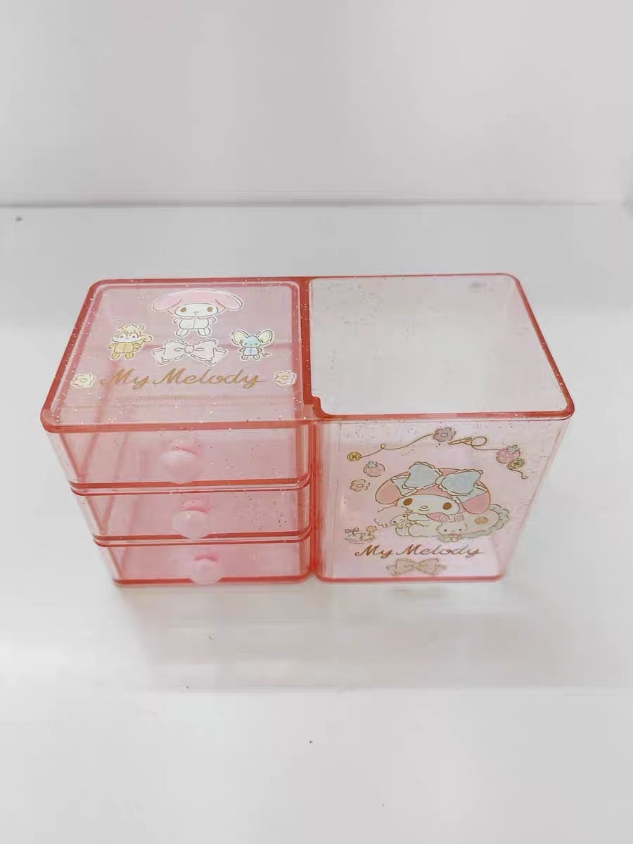 HP786 Hong Kong Sanrio Cartoon Anime Plastic Storage Box Authentic