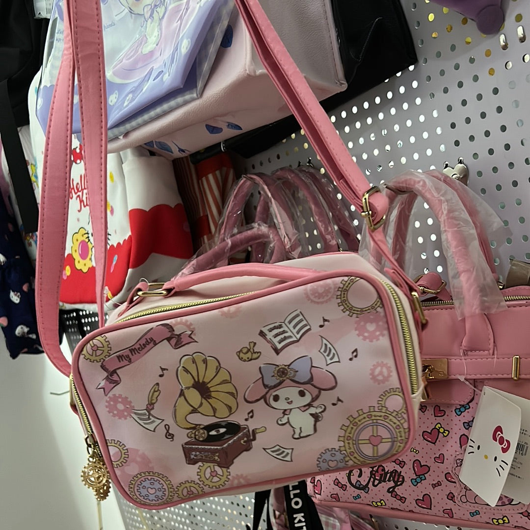 Leather crossbody bag little twins stars hello kitty my melody