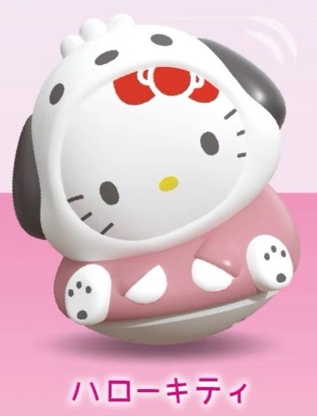 Sanrio Shake wobble memo Pochacco Hangyodon Pompom Hello Kitty Egg Twister Gashaball