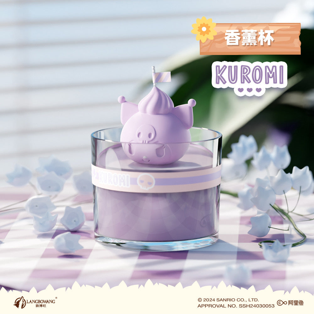 Sanrio hello kitty my melody Pom Cinna Family Aromatherapy Cup Fragrance Candle Home Indoor Bedroom