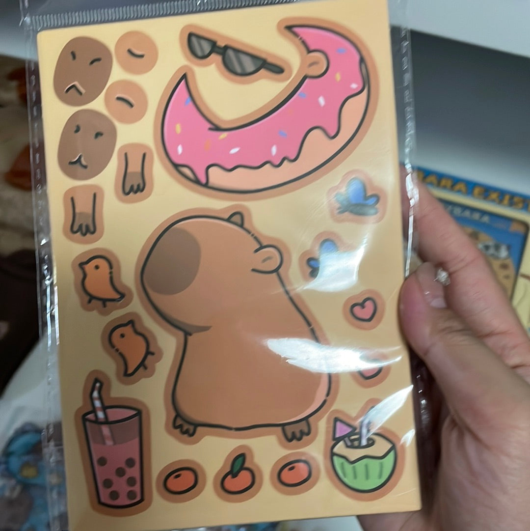 Capybara Stickers set