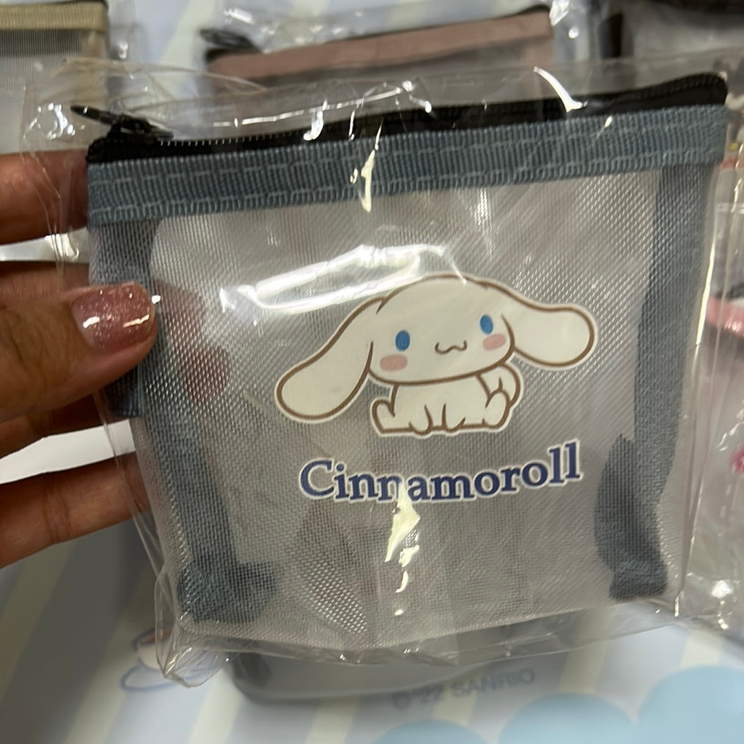 Mesh pouches badtz maru kuromi Pom Pom kuromi my Melody Kitty Cinnamoroll