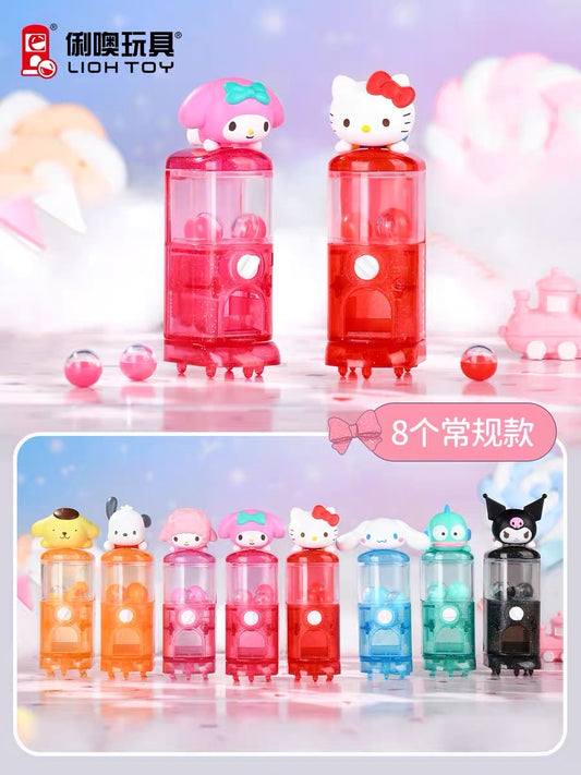 Sanrio mini gashaball machine series whole box Pom Hello Kitty piano melody kuromi pochacco Cinna hangy