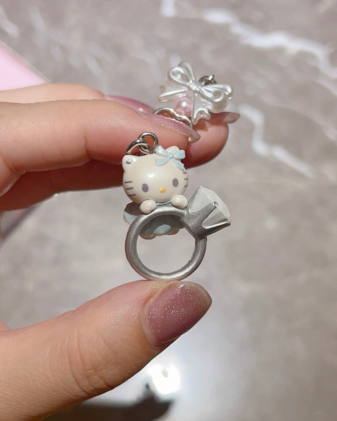 Hello Kitty Angel and Devil series phone charms