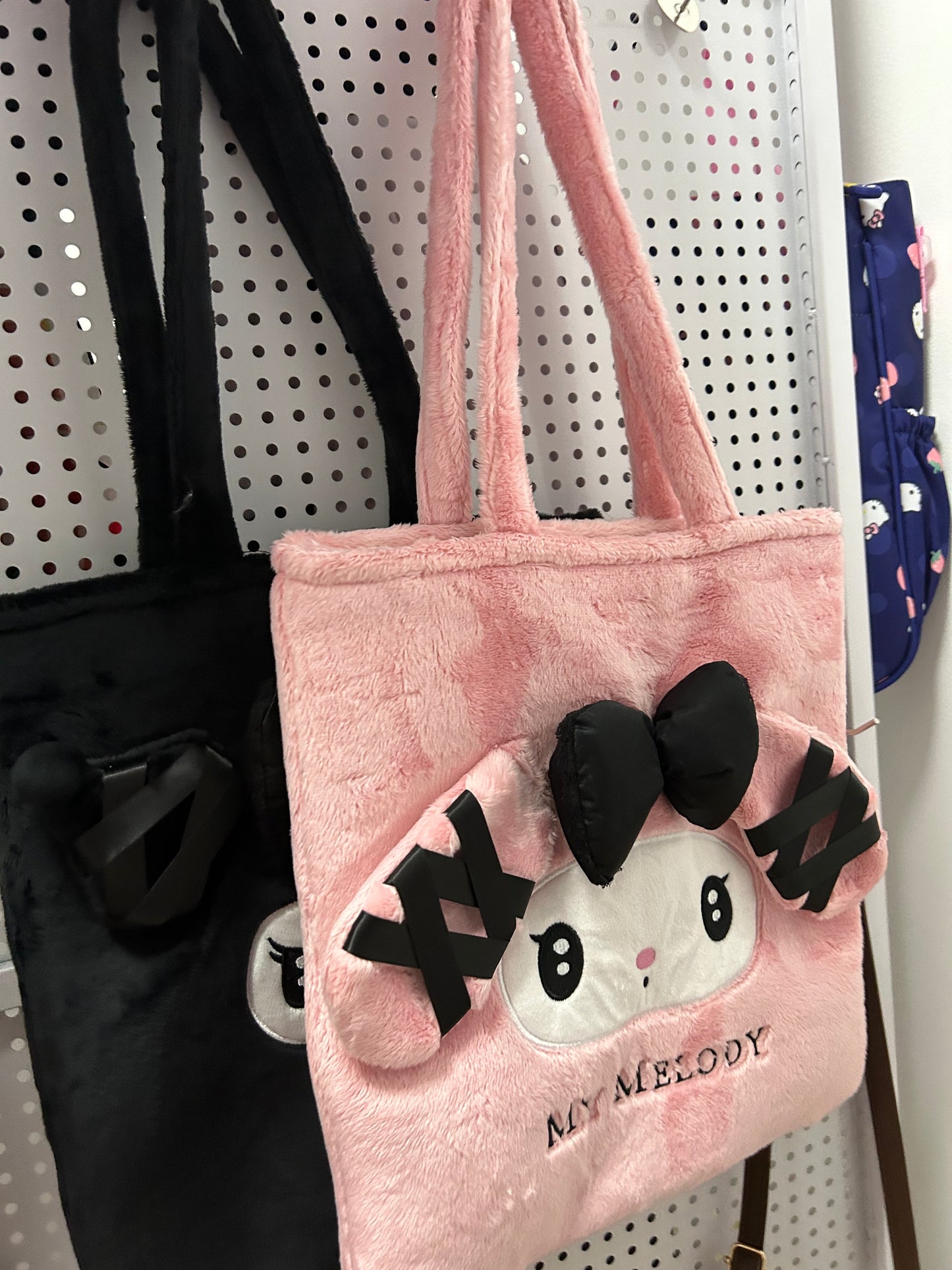 Lolita kuromi tote Lolita My Melody tote furry