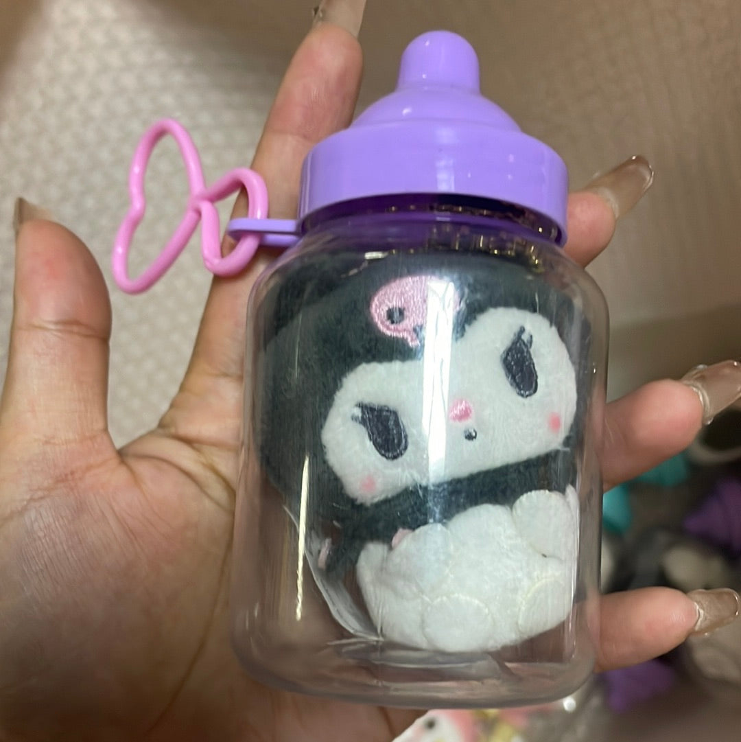 Clerance 50% off baby milk bottles my melody plushies cinnamoroll plushies hello kitty plushies Kuromi plushies